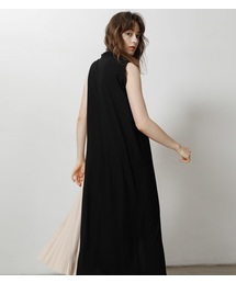 ルシェルブルー　Tie Front Sleeveless Dress ワンピ ルシェルブルー Tie Front Sleeveless Dress ワンピ - メルカリ