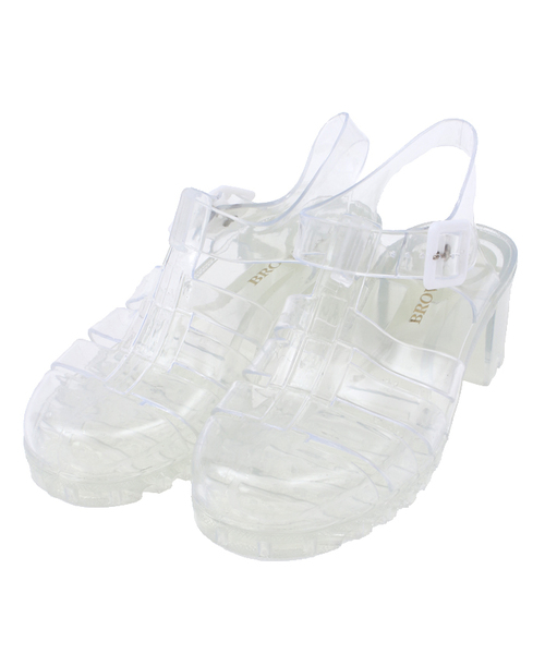 WEGO（ウィゴー）の「WEGO/ラバーサンダル（サンダル・レディース・ホワイト/ブラック/ブルー/その他1/その他2・23.5/24.5）」の4枚目の写真