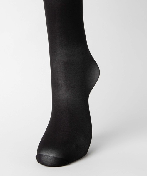 WEGO（ウィゴー）の「WEGO/20デニールタイツ（タイツ/ストッキング・レディース・ベージュ/ブラック・FREE）」の3枚目の写真