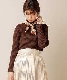 もちもちワイドリブプチハイニット