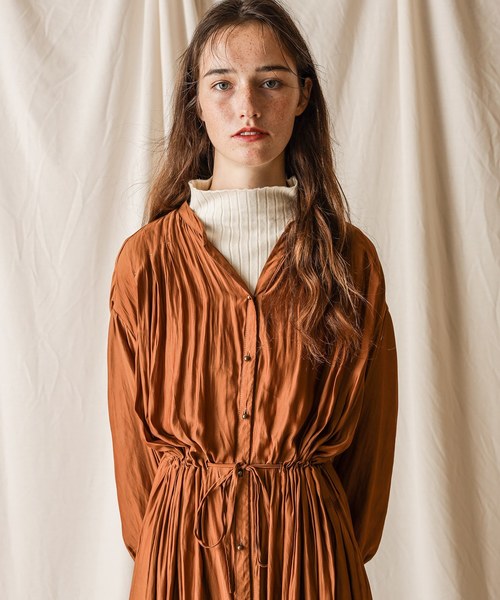 natural couture(ナチュラルクチュール)の「もちもちワイドリブプチハイニット(ニット/セーター・レディース・ブラウン/アイボリー/イエロー/ベージュ/パープル・FREE)」の3枚目の写真
