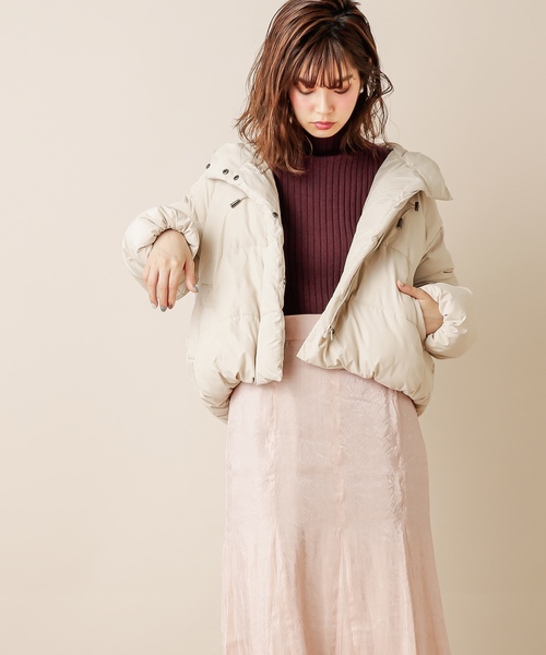 natural couture(ナチュラルクチュール)の「もちもちワイドリブプチハイニット(ニット/セーター・レディース・ブラウン/アイボリー/イエロー/ベージュ/パープル・FREE)」の18枚目の写真