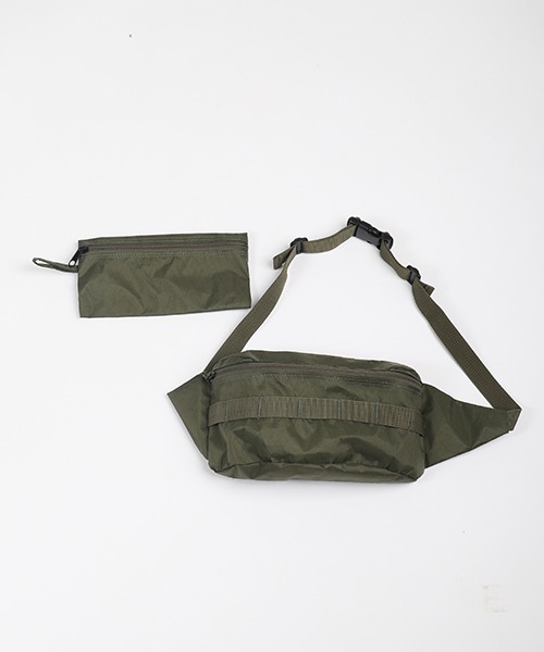MAKAVELIC(マキャベリック)の「SEPARATE WAIST POUCH BAG(ボディバッグ/ウエストポーチ・メンズ・ブラック/グリーン・FREE)」の3枚目の写真