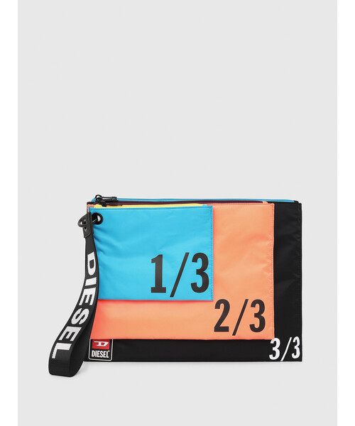 Diesel ディーゼル の メンズ カラーブロック クラッチバッグ クラッチバッグ Wear
