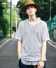 MESH SHORT SLEEVE CUTSEW
