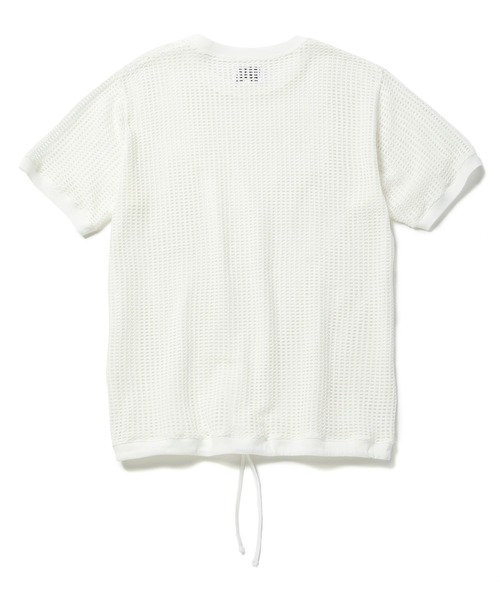 CHORD NUMBER EIGHT（コードナンバーエイト）の「MESH SHORT SLEEVE CUTSEW（Tシャツ/カットソー・メンズ・ライム/ブラック/グレー/ホワイト/ライトブルー・L/S/M）」の17枚目の写真