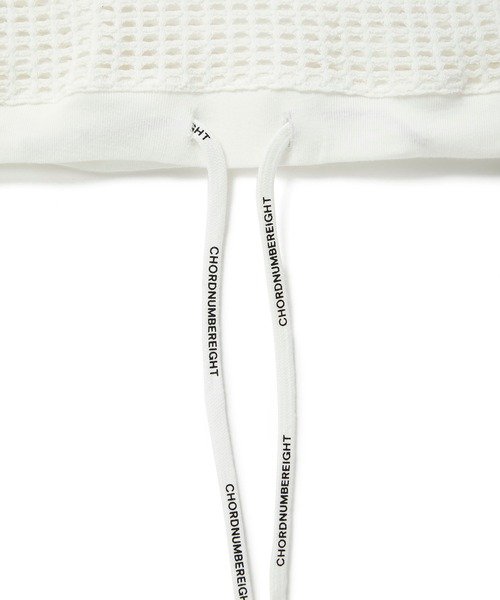 CHORD NUMBER EIGHT（コードナンバーエイト）の「MESH SHORT SLEEVE CUTSEW（Tシャツ/カットソー・メンズ・ライム/ブラック/グレー/ホワイト/ライトブルー・L/S/M）」の18枚目の写真