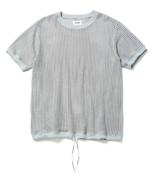 CHORD NUMBER EIGHT（コードナンバーエイト）の「MESH SHORT SLEEVE CUTSEW（Tシャツ/カットソー・メンズ・ライム/ブラック/グレー/ホワイト/ライトブルー・L/S/M）」の22枚目の写真