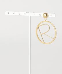 ATELIER COVA | 【ATELIER COVA/アトリエコバ】イニシャルサークルピアス　シングル(ピアス（片耳用）)
