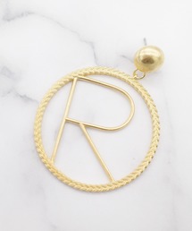 ATELIER COVA | 【ATELIER COVA/アトリエコバ】イニシャルサークルピアス　シングル(ピアス（片耳用）)