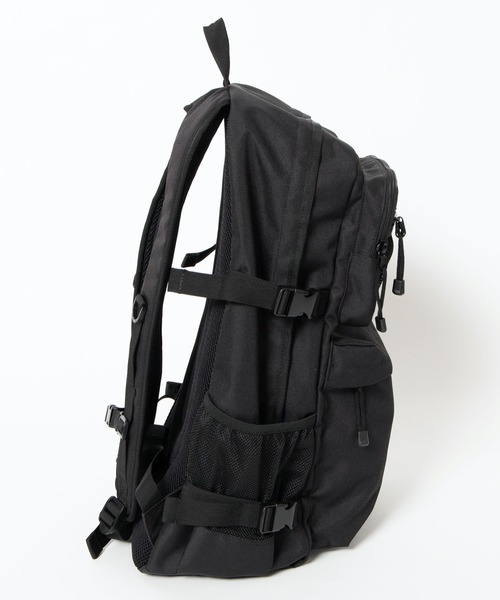 WEGO（ウィゴー）の「WEGO/【大容量約25L】ダブルポケットスクールリュック（バックパック/リュック・メンズ・ブラック/ブラック系その他・FREE）」の9枚目の写真