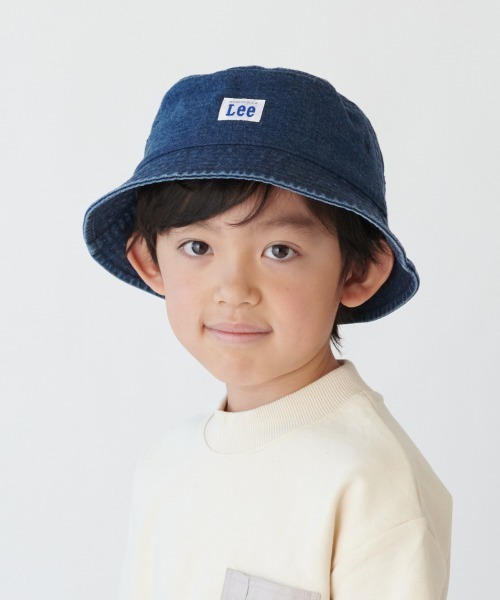 Lee（リー）の「【LEE】KIDS LE BUCKET DENIM（ハット・キッズ・ブラック/ネイビー/ブルー系その他/ブルー・54cm）」の3枚目の写真