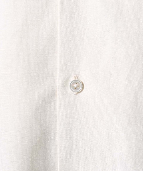 ADAM ET ROPE'（アダムエロペ）の「【AKAI】プレミアムシルクリネン バンドカラーシャツ/ビッグシルエット（シャツ/ブラウス・メンズ・ホワイト系その他・L/M）」の12枚目の写真