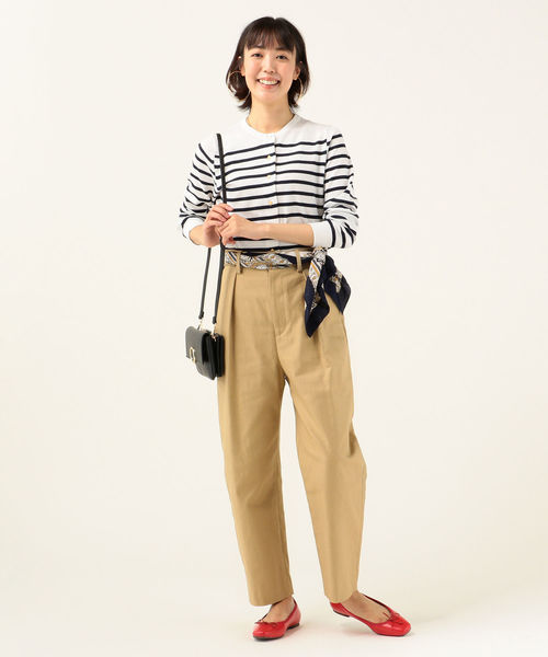 SHIPS any(シップス エニィ)の「SHIPS any:クルーネックニットカーディガン◇(カーディガン/ボレロ・レディース・ブラック/ネイビー/オフホワイト/グリーン/ベージュ・38/36)」の19枚目の写真