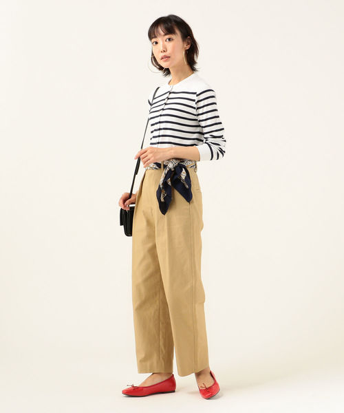 SHIPS any(シップス エニィ)の「SHIPS any:クルーネックニットカーディガン◇(カーディガン/ボレロ・レディース・ブラック/ネイビー/オフホワイト/グリーン/ベージュ・38/36)」の18枚目の写真