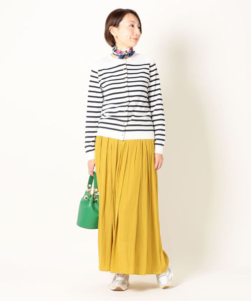 SHIPS any(シップス エニィ)の「SHIPS any:クルーネックニットカーディガン◇(カーディガン/ボレロ・レディース・ブラック/ネイビー/オフホワイト/グリーン/ベージュ・38/36)」の17枚目の写真