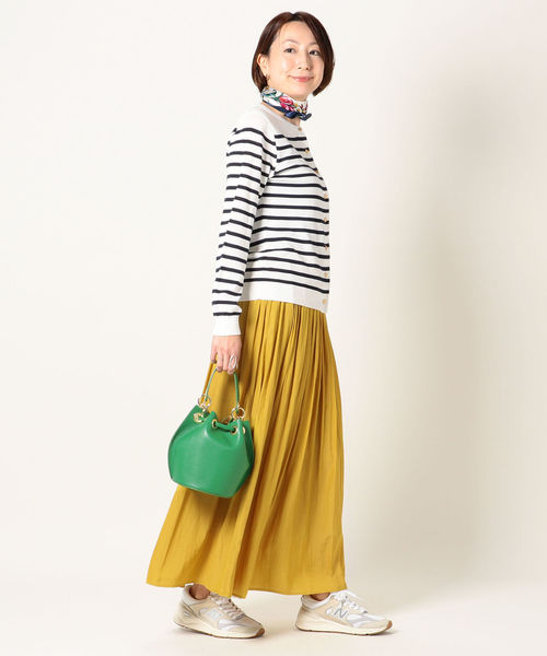 SHIPS any(シップス エニィ)の「SHIPS any:クルーネックニットカーディガン◇(カーディガン/ボレロ・レディース・ブラック/ネイビー/オフホワイト/グリーン/ベージュ・38/36)」の16枚目の写真