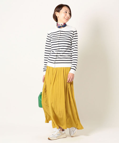 SHIPS any(シップス エニィ)の「SHIPS any:クルーネックニットカーディガン◇(カーディガン/ボレロ・レディース・ブラック/ネイビー/オフホワイト/グリーン/ベージュ・38/36)」の15枚目の写真