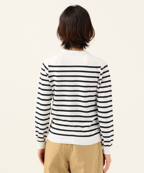 SHIPS any(シップス エニィ)の「SHIPS any:クルーネックニットカーディガン◇(カーディガン/ボレロ・レディース・ブラック/ネイビー/オフホワイト/グリーン/ベージュ・38/36)」の12枚目の写真