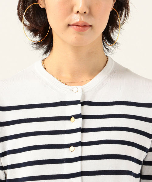 SHIPS any(シップス エニィ)の「SHIPS any:クルーネックニットカーディガン◇(カーディガン/ボレロ・レディース・ブラック/ネイビー/オフホワイト/グリーン/ベージュ・38/36)」の11枚目の写真