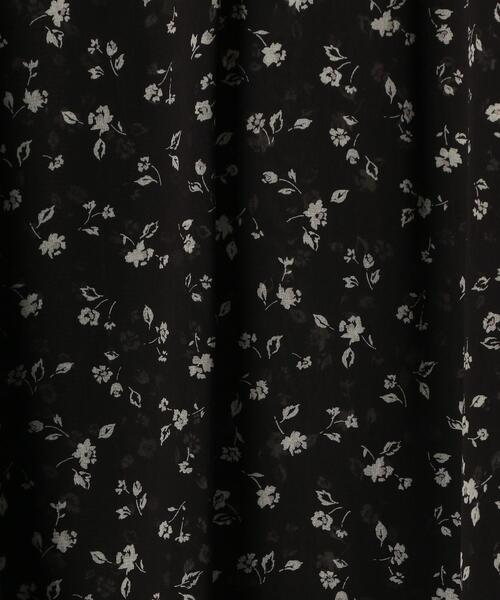 BEAUTY&YOUTH UNITED ARROWS（ビューティーアンドユースユナイテッドアローズ）の「BY シフォンフラワープリントギャザースリーブブラウス ◆（シャツ/ブラウス・レディース・ブラック/オフホワイト・FREE）」の10枚目の写真