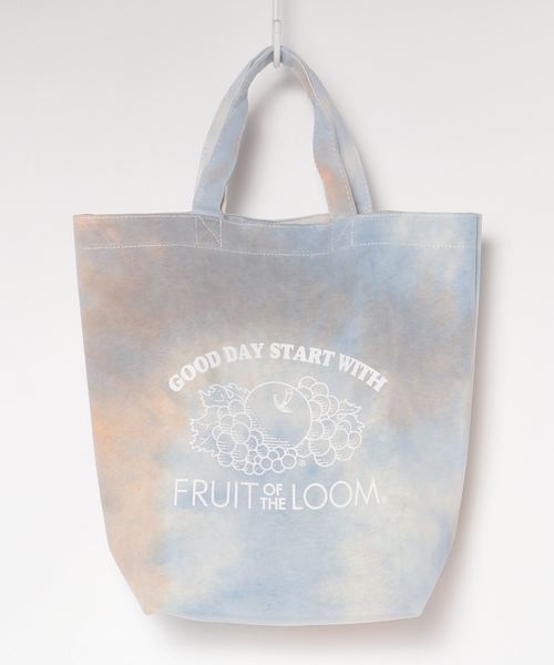 FRUIT OF THE LOOM(フルーツオブザルーム)の「FRUIT OF THE LOOM UNEVEN DYE TOTE(GL)(トートバッグ・レディース・オレンジ/グリーン/ブルー・FREE)」の10枚目の写真