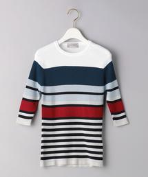 JOHN SMEDLEY | ＜JOHN SMEDLEY（ジョン スメドレー）＞マルチボーダー 5SL ニット(ニット/セーター)