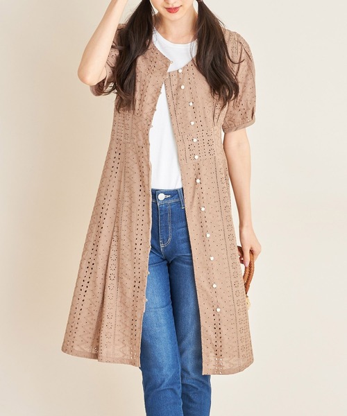 セール パール釦カットワークレース刺繍ワンピース ワンピース Tocco Closet トッコ クローゼット のファッション通販 Zozotown