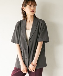 LOWRYS FARM | リネンライクジャケシャツ　888421(シャツ/ブラウス)