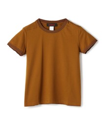 コットン リブコンビクルーネックプルオーバー