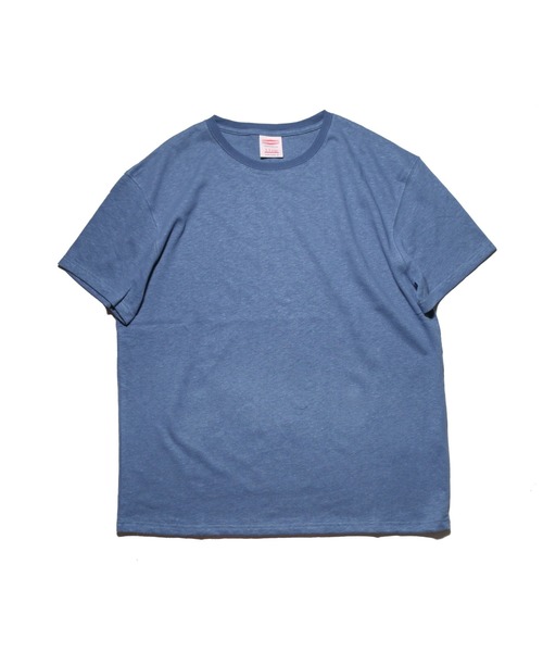 NATAL DESIGN（ネイタルデザイン）の「【ネイタルデザイン】CREW NECK HEMP TEE HEAVY 3 / クルーネックヘンプティーヘヴィ 3（Tシャツ/カットソー・メンズ・オフホワイト/ダークオリーブ/ピンク系その他2/ブルー系その他/ベージュ系その他2/ホワイト/ブルー系その他2/ブラック/ブルー系その他3・MEDIUM/X-LARGE/XXX-LARGE/LARGE/SMALL/XX-LARGE）」の10枚目の写真