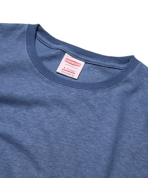 NATAL DESIGN（ネイタルデザイン）の「【ネイタルデザイン】CREW NECK HEMP TEE HEAVY 3 / クルーネックヘンプティーヘヴィ 3（Tシャツ/カットソー・メンズ・オフホワイト/ダークオリーブ/ピンク系その他2/ブルー系その他/ベージュ系その他2/ホワイト/ブルー系その他2/ブラック/ブルー系その他3・MEDIUM/X-LARGE/XXX-LARGE/LARGE/SMALL/XX-LARGE）」の13枚目の写真