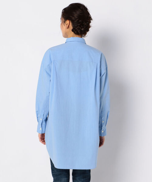NOLLEY’S(ノーリーズ)の「ボリュームロングシャツ(シャツ/ブラウス・レディース・ホワイト/サックスブルー/ホワイト系その他5/ブルー系その他3・FREE)」の8枚目の写真