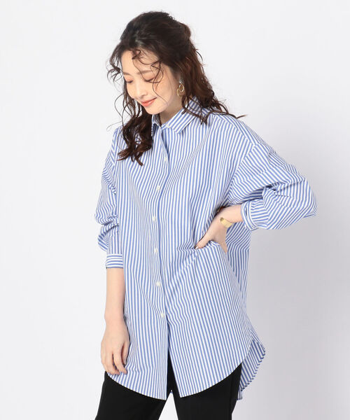 NOLLEY’S(ノーリーズ)の「ボリュームロングシャツ(シャツ/ブラウス・レディース・ホワイト/サックスブルー/ホワイト系その他5/ブルー系その他3・FREE)」の15枚目の写真