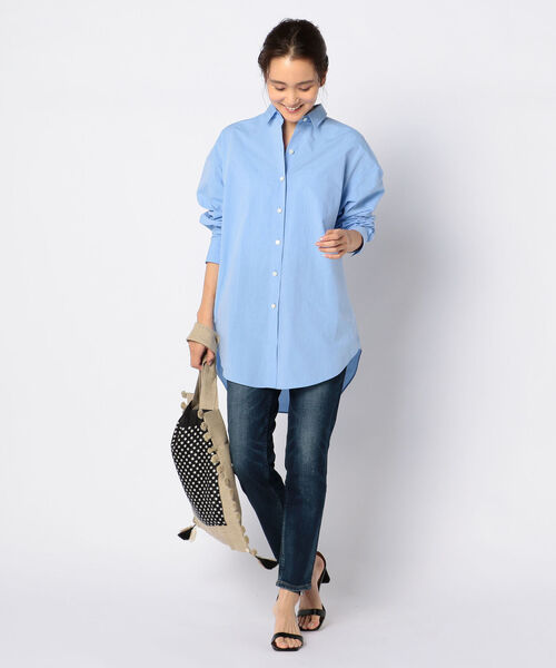 NOLLEY’S(ノーリーズ)の「ボリュームロングシャツ(シャツ/ブラウス・レディース・ホワイト/サックスブルー/ホワイト系その他5/ブルー系その他3・FREE)」の21枚目の写真