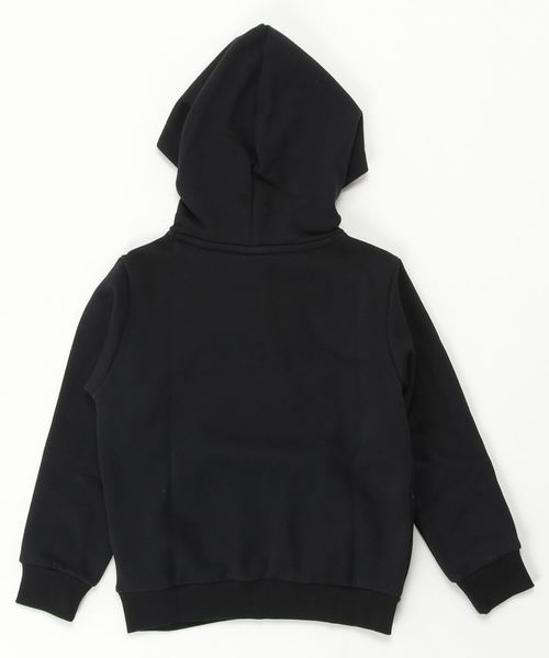 PUMA(プーマ)の「プーマ PUMA ビッグロゴ フーディー FL(パーカー・キッズ・ブラック×イエロー/グレー・120cm/150cm/160cm/130cm/140cm)」の3枚目の写真