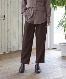 MATCH&more | タックストレートパンツ(その他パンツ)