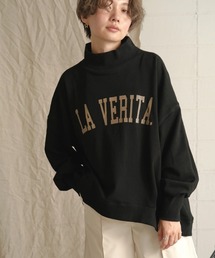 Bab | 【WEB限定】カレッジロゴスウェットビッグシルエットプルオーバー(スウェット)