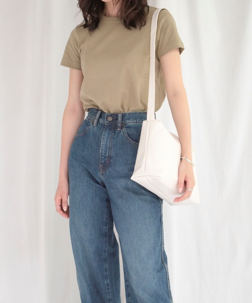 yuue' ( wear )（ユーイ）の「ソフトフェイクレザー ビッグショルダーバッグ（ショルダーバッグ・レディース・ホワイト/ブラック・FREE）」の9枚目の写真