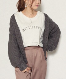 MELLIFLUOUSプリントBIGロングTシャツ