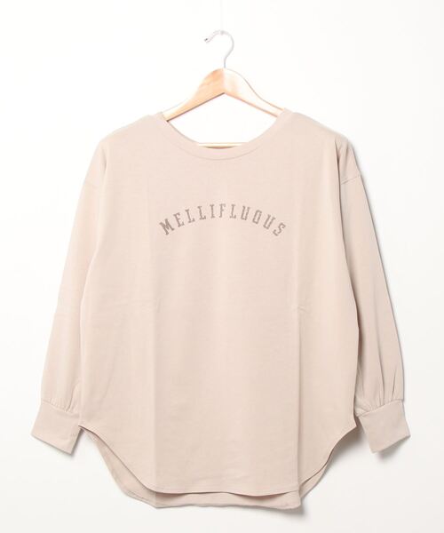 Cheek(チーク)の「MELLIFLUOUSプリントBIGロングTシャツ(Tシャツ/カットソー・レディース・アイボリー/オフホワイト/チャコールグレー・MEDIUM)」の19枚目の写真