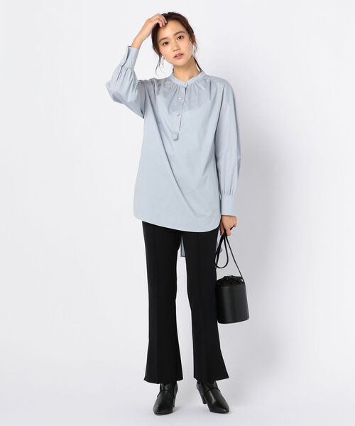 NOLLEY’S(ノーリーズ)の「ストレッチポンチフレアパンツ(その他パンツ・レディース・ブラック/ベージュ/オフホワイト・36/38)」の14枚目の写真