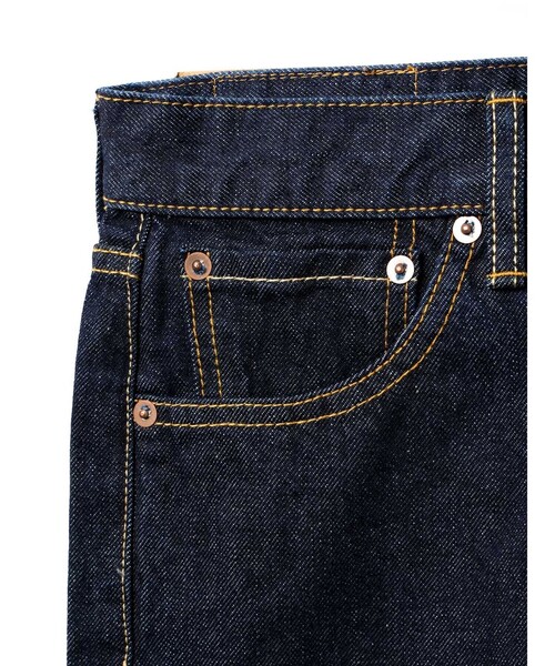 mizuiroind(ミズイロインド)の「mizuiro ind 4/5分丈デニム(デニムパンツ・レディース・ワンウォッシュ/ネイビー/ライトブルー・3/1/2/0)」の11枚目の写真