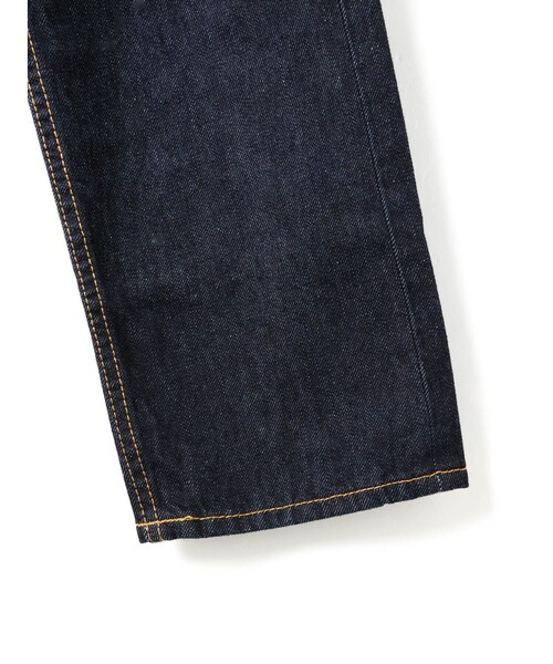 mizuiroind(ミズイロインド)の「mizuiro ind 4/5分丈デニム(デニムパンツ・レディース・ワンウォッシュ/ネイビー/ライトブルー・3/1/2/0)」の12枚目の写真