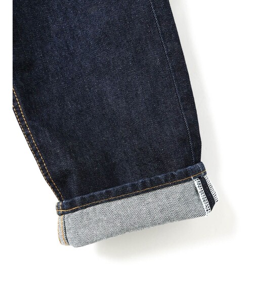 mizuiroind(ミズイロインド)の「mizuiro ind 4/5分丈デニム(デニムパンツ・レディース・ワンウォッシュ/ネイビー/ライトブルー・3/1/2/0)」の13枚目の写真