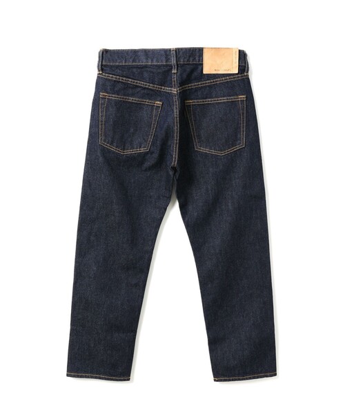mizuiroind(ミズイロインド)の「mizuiro ind 4/5分丈デニム(デニムパンツ・レディース・ワンウォッシュ/ネイビー/ライトブルー・3/1/2/0)」の14枚目の写真