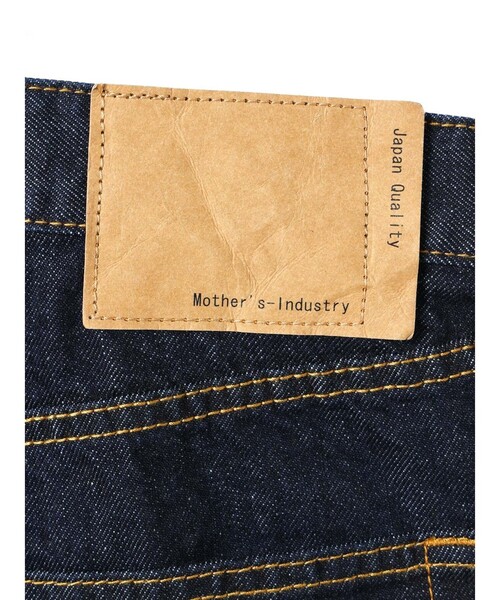 mizuiroind(ミズイロインド)の「mizuiro ind 4/5分丈デニム(デニムパンツ・レディース・ワンウォッシュ/ネイビー/ライトブルー・3/1/2/0)」の16枚目の写真