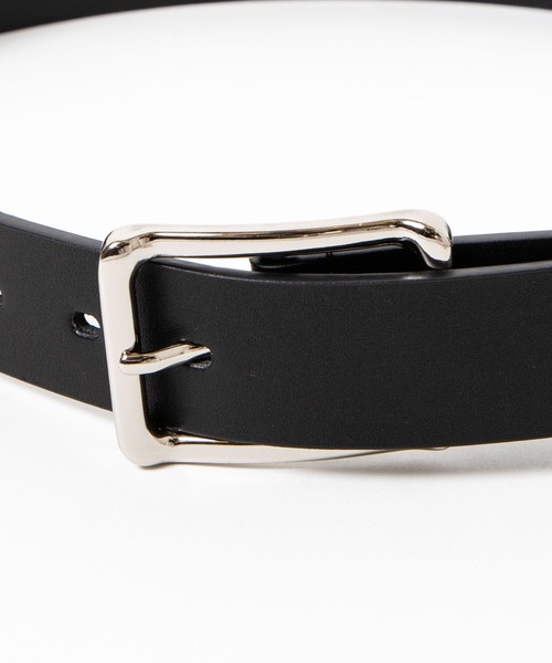 WEGO（ウィゴー）の「WEGO/スクエアバックルフェイクレザーベルト（ベルト・メンズ・ブラック・FREE）」の4枚目の写真