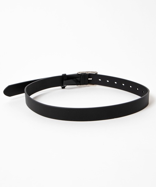 WEGO（ウィゴー）の「WEGO/スクエアバックルフェイクレザーベルト（ベルト・メンズ・ブラック・FREE）」の3枚目の写真