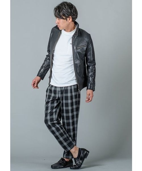 REGIEVO(レジエボ)の「REGIEVO シックなチェックパンツ ツータックストレッチ(その他パンツ・メンズ・グレー/グレー系その他/ブラック/ブラック系その他・M/L/S)」の11枚目の写真
